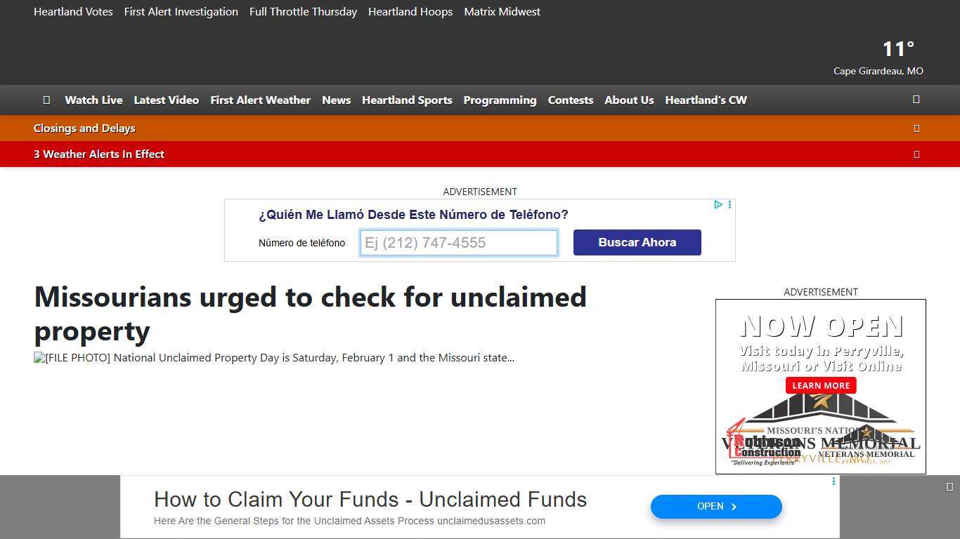 Missourians urged to check for unclaimed property